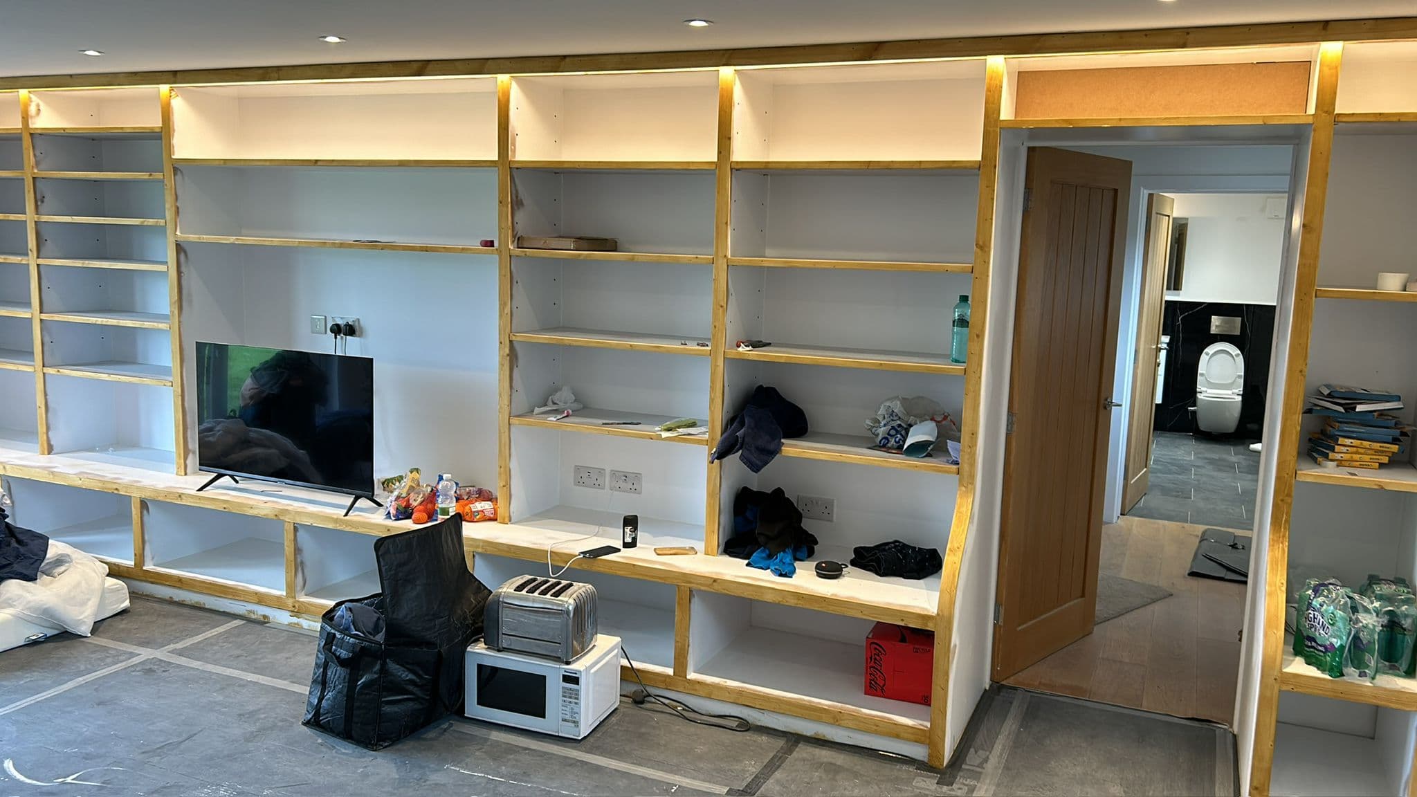 Bespoke fitted media wall